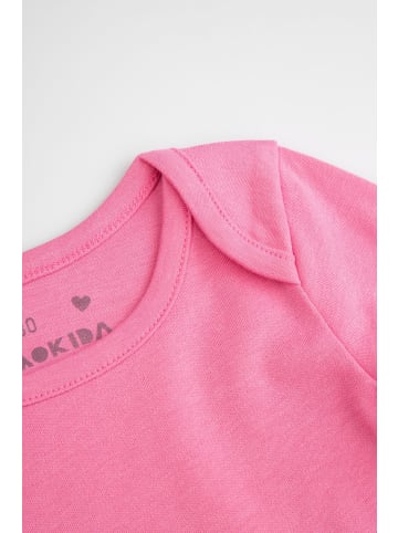 MOKIDA Baumwollbody mit langen Ärmeln in bunt