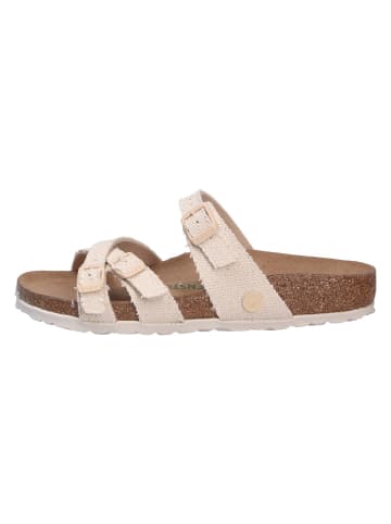 Birkenstock Tieffußbett Pantolette in beige