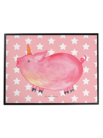 Mr. & Mrs. Panda tischpad Einhorn Schwein ohne Spruch in Rot Pastell