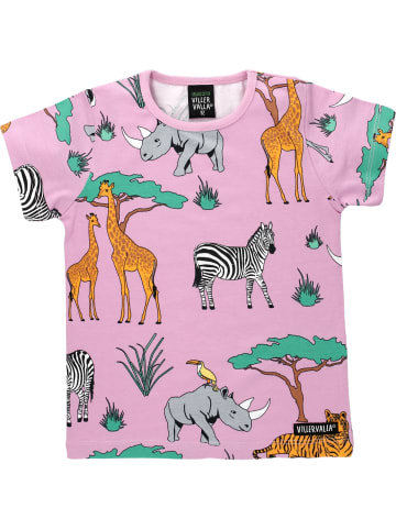Villervalla T-shirts Safari in rosa/pink