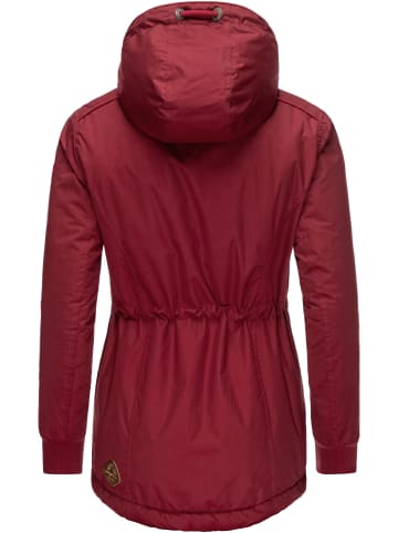 ragwear Winterjacke Danka II Intl. in Wine Red