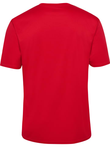 Hummel Hummel T-Shirt Hmlessential Multisport Erwachsene Atmungsaktiv Schnelltrocknend in TRUE RED