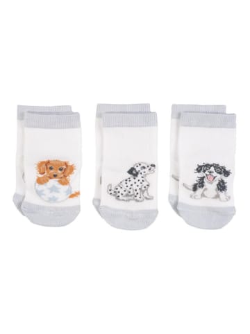 Wrendale Babysocken Little Paws in Weiß