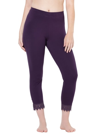 Ulla Popken Hosen in dunkelviolett