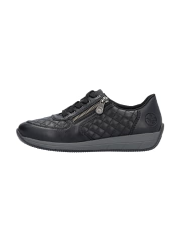 rieker Sneakers aus Leder Schwarz