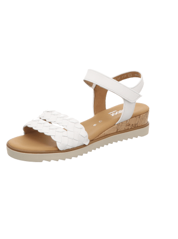 Gabor Comfort Sandaletten Bequem Abs Bis 40 Genua in weiss kork/creme