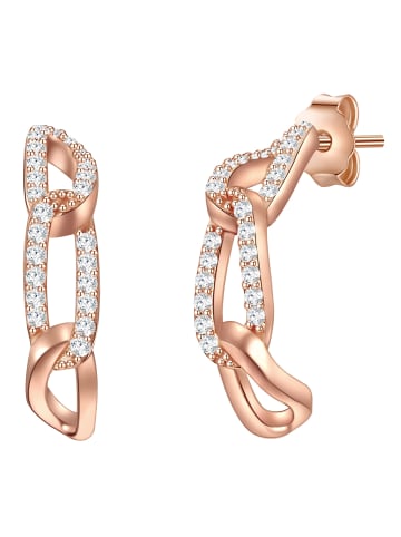 Glanzstücke München Creolen Sterling Silber Zirkonia in roségold