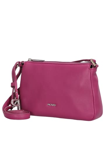 PICARD Really - Umhängetasche 22 cm (schwarz) in fuchsia