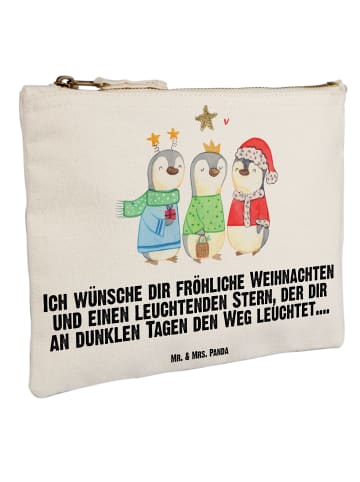 Mr. & Mrs. Panda Schminktasche Winterzeit Heilige drei Könige mi... in Weiß