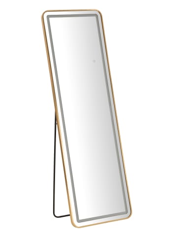 Mauro Ferretti Standspiegel mit LED-Beleuchtung 50x38x160 (geöffnete Maße)