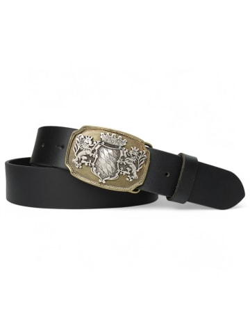 FRONHOFER Trachtengürtel Bayern in Schwarz
