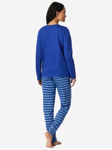 Schiesser Schlafanzug Casual Essentials in royal