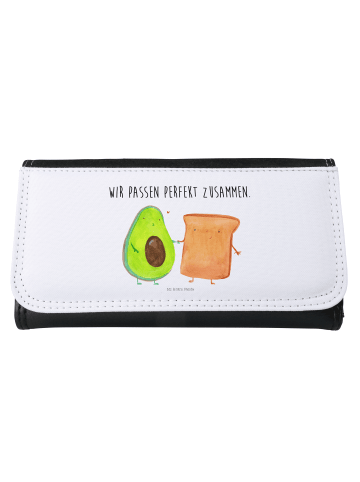 Mr. & Mrs. Panda Damen Portemonnaie Avocado Toast mit Spruch in Weiß