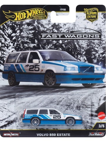 Hot Wheels Premium Car Culture Spielzeugauto Maßstab 1:64 Druckguss Volvo 850 Kombi 4+