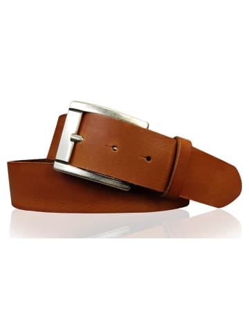 FRONHOFER Ledergürtel 4cm in Cognac