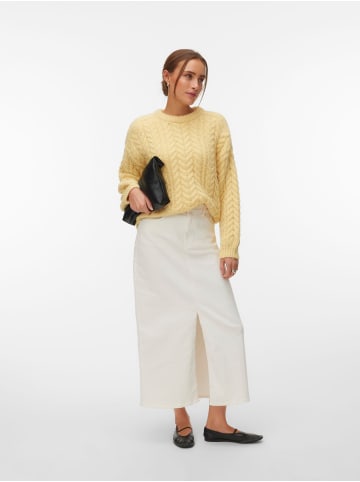 Vero Moda Strickpullover in Pale Banana