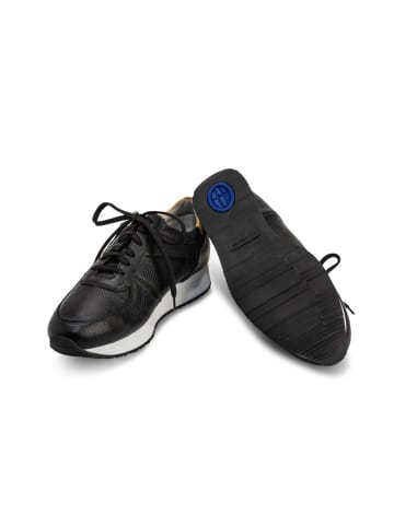 VITAFORM Hirschleder Sneaker in schwarz
