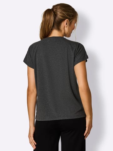 WITT WEIDEN Freizeitshirt in graphit-meliert