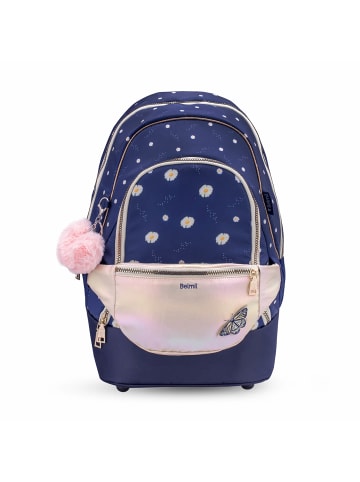 Belmil Rucksack 2-IN-1 Schultasche & Gürteltasche 2-teilig Ranzen Daisy 6 Jahre