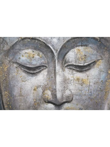 Mauro Ferretti Buddha-Mehrfarben-Leinwandgemälde 80x3x120 cm