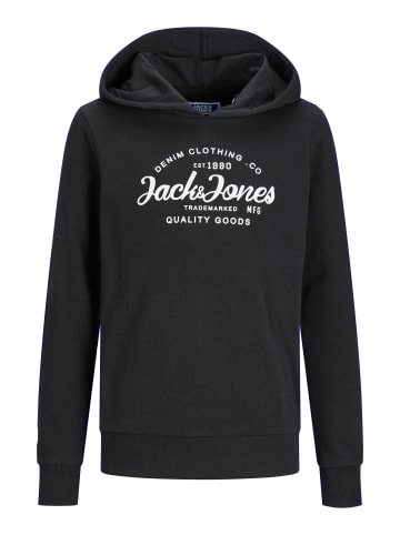 JACK & JONES Junior Hoodie 'Forest' in schwarz