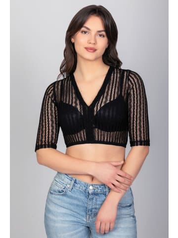 Edelnice Dirndlbluse Anna Schwarz in schwarz