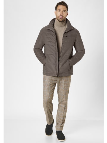 S4 JACKETS Velours-Jacke Pegasus in taupe