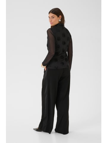 CULTURE Langarm-Shirt CUmascha Fitted in Black