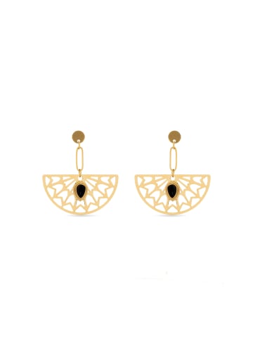 Luxenter Ohrringe Tawa mit 18 Karat Gold-Finish – TAWA