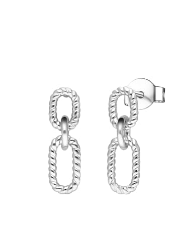 Lucardi 925 Silber Ohrringe Oval