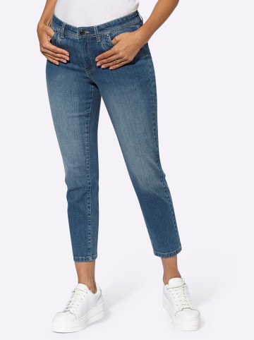WITT WEIDEN 7/8-Jeans in blue-stone-washed