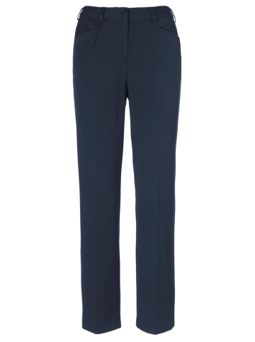 GOLDNER Hose mit Bauchweg-Effekt Superbequeme Hose mit Bauchweg-Effekt in marine