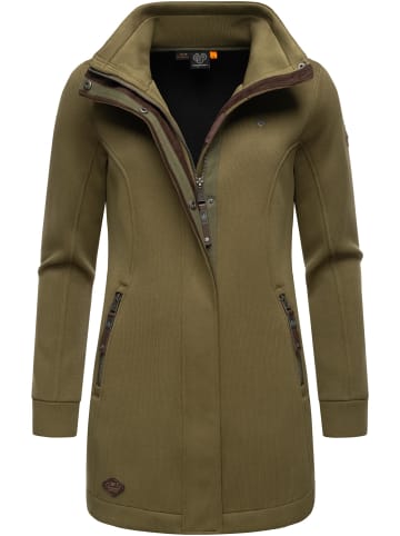 ragwear Sweatjacke Letrice Bonded in Olive