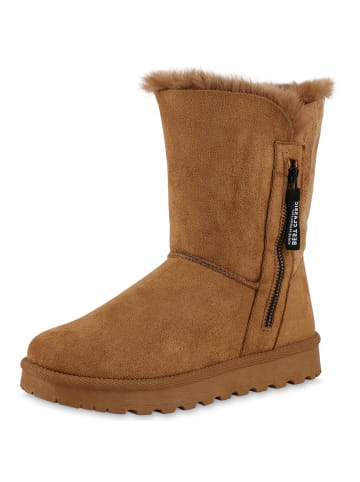 VAN HILL Winter Boots Hazel in Hellbraun