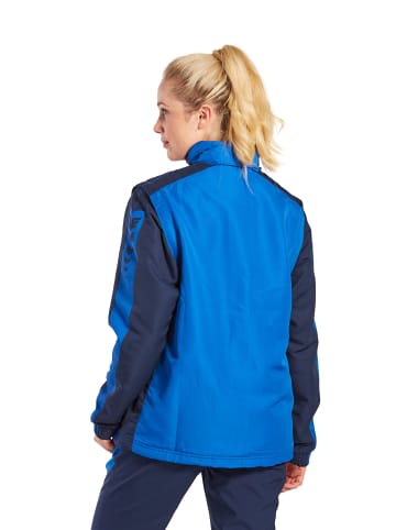 erima Six Wings Jacke mit abnehmbaren Ärmeln in new royal/new navy