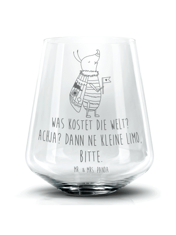Mr. & Mrs. Panda Trinkglas Nachtfalter Fähnchen mit Spruch in Transparent