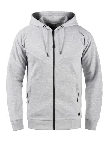 !SOLID Kapuzensweatjacke in grau