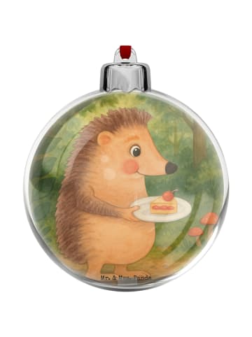 Mr. & Mrs. Panda Weihnachtsbaumschmuck Igel Kuchenstück Design o... in Weiß
