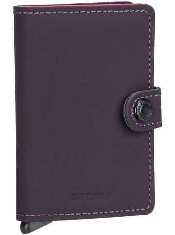 Secrid Geldbörse Miniwallet Matte in Dark Purple-Fuchsia