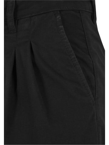 Urban Classics Urban Classics Damen Ladies Organic Pleated Cotton Pants in black