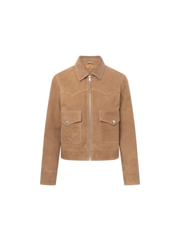 Bolongaro Trevor Lederjacke Freya Trucker in braun