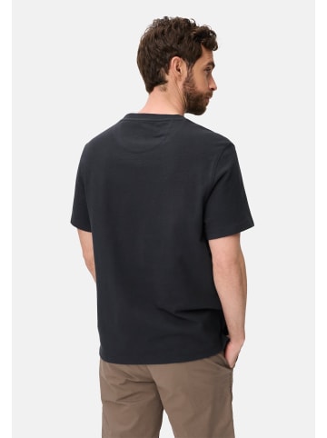 Camel Active T-Shirt aus reiner Baumwolle in Dunkelblau