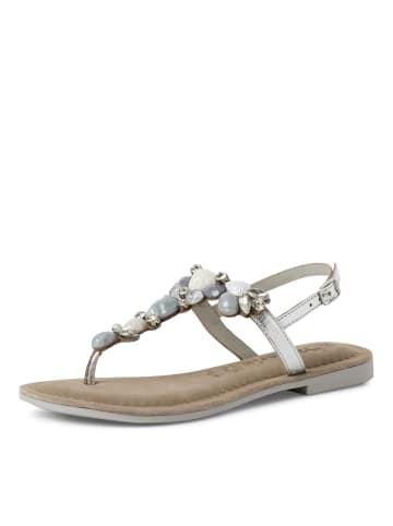 Tamaris Zehenstegsandalen in Silber