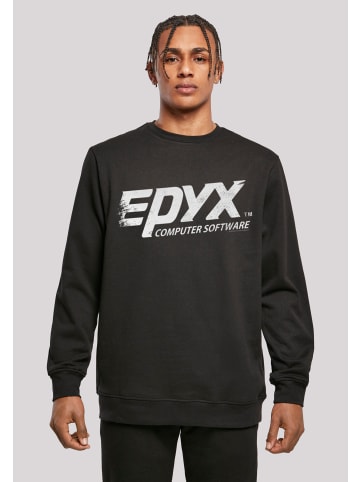 F4NT4STIC Sweatshirt Retro Gaming EPYX Logo in schwarz
