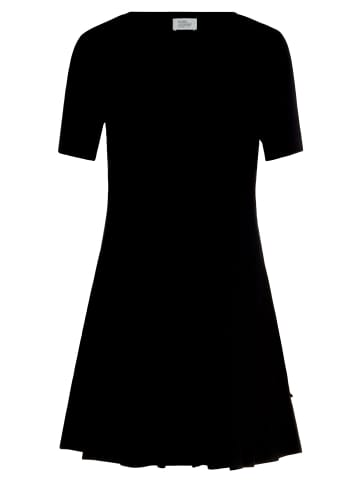 Vera Mont Strickkleid mit Rundhalsausschnitt in Schwarz