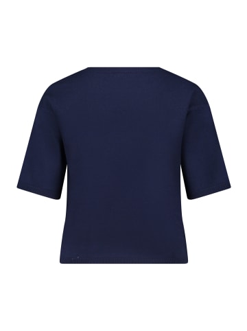 CARTOON Strickpullover mit Rundhalsausschnitt in Dunkelblau