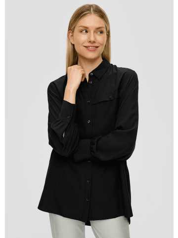 s.Oliver Bluse langarm in Schwarz