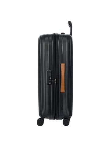 BRIC`s Taormina - 4-Rollen-Trolley M 69 cm erw. (blau) in schwarz