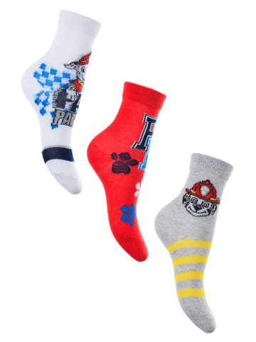 Paw Patrol 3er-Set: Socken Marshall Strümpfe in Mehrfarbig