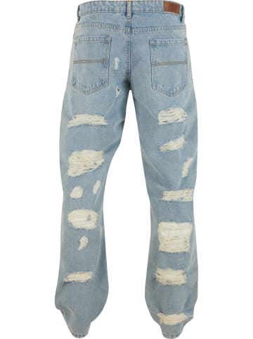 Urban Classics Jeans in new light blue heavy destroyed washed
